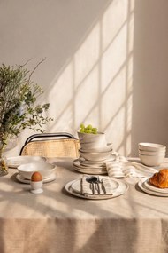 Serviciu de masă 24 buc. din gresie Snow Heart – Bonami Essentials