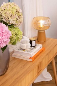 Vază din gresie ceramică Bloomingville Blossom, alb