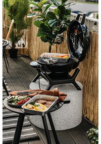 Masă de grădină Bonami Essentials Lounge, ø 51 cm, gri