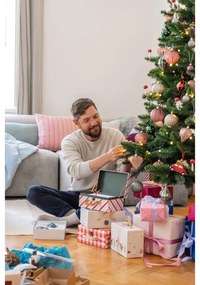 Globuri de Crăciun suflate manual 3 buc. din sticlă ø 8 cm – Ego Dekor