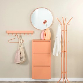 Pantofar somon cu deschidere înclinată din metal 50x103x15 cm Billy – Spinder Design