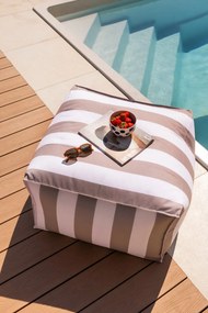 Beanbag pentru grădină alb-gri – Bonami Essentials