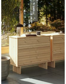 Comodă din lemn de pin natural Karup Design Kommo