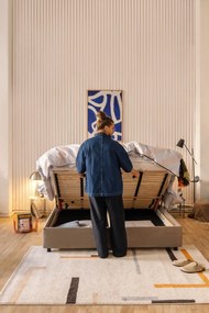 Veioză gri închis LED cu intensitate reglabilă (înălțime 20 cm) Mush – Hübsch