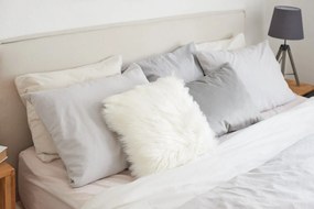 Față de pernă din in Linen Tales, 70 x 90 cm, gri deschis