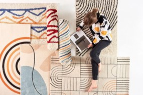 Covor negru/bej 120x180 cm Coastalina – Bonami Selection