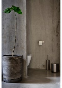 Perie de WC argintiu-mat din oțel inoxidabil Ume – Zone