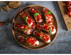 Set 12 vase din gresie Bonami Selection Malia, portocaliu cărămiziu