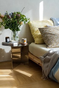 Pătură galbenă/albastră 125x190 cm Brick – Mette Ditmer Denmark