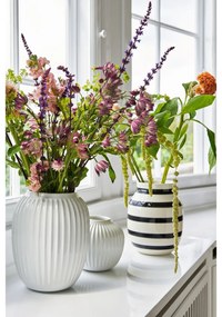 Vază din gresie Kähler Design Hammershoi, înălțime 12,5 cm, alb