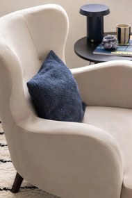 Fotoliu bej wing cu tapițerie din catifea Noemye – Bonami Selection