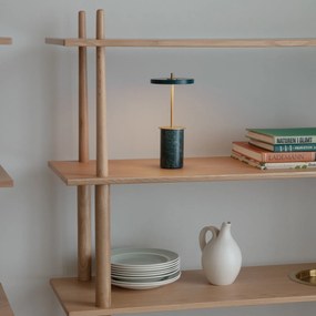 Sistem modular de rafturi în culoare naturală cu aspect de lemn de stejar 110x148 cm Stories – UMAGE