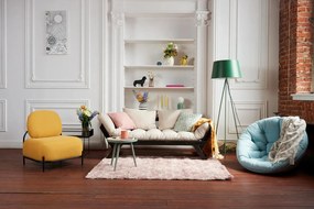 Vază din gresie Kähler Design Omaggio, înălțime 20 cm, negru - alb