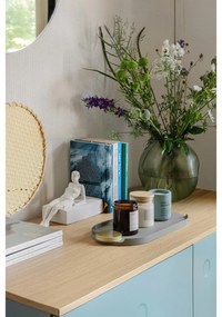 Vază din sticlă Hübsch Sole, înălțime 20 cm, verde