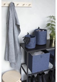 Cutie de depozitare Bigso Box of Sweden Cube, albastru