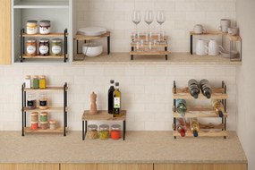 Organizator pentru mirodenii din lemn York – Metaltex