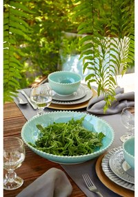 Farfurie din gresie ceramică Costa Nova Cristal, ⌀ 28 cm, gri