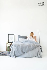 Față de pernă din in Linen Tales, 70 x 90 cm, gri deschis