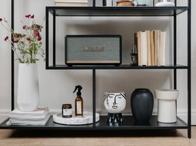 Vază din gresie Kähler Design Ombria, înălțime 20 cm,alb