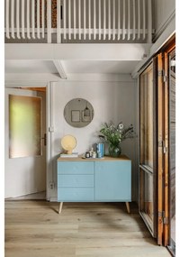 Vază din sticlă Hübsch Sole, înălțime 20 cm, verde