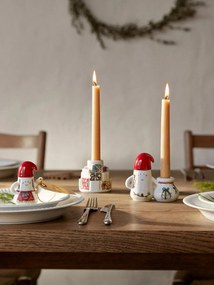 Sfeșnic din ceramică cu model de Crăciun Hammershøi Christmas Father Elf – Kähler Design