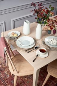 Suport din ratan pentru farfurie Tiseco Home Studio, ⌀ 36 cm, alb