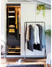 Husă de protecție pentru haine de agățat Compactor Dress Bag, negru