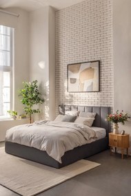 Noptieră în culoare naturală cu aspect de lemn de stejar Langley – Actona