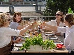 Set 18 vase din gresie Bonami Selection Malia, gri