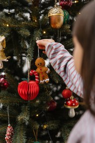 Ornament de Crăciun din sticlă 9 cm Candy – Bloomingville