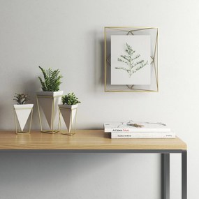 Ramă foto aurie din metal 25x30 cm Prisma – Umbra