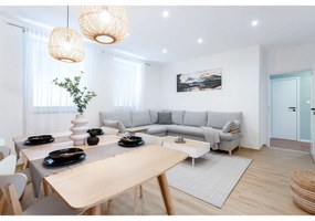 Covor de exterior NORTHRUGS Meadow, 200 x 290 cm, gri