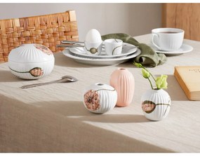 Ceașcă și farfurioară Kähler Design Hammershoi, 250 ml, alb