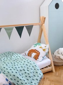 Lenjerie de pat pentru copii din bumbac 140x200 cm Dinos – Bonami Selection