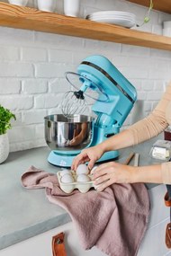 Prosop de bucătărie din in Linen Tales, 65 x 45 cm, mov șters