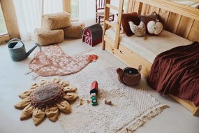 Fotoliu puf pentru copii galben muștar Haystack – Lorena Canals