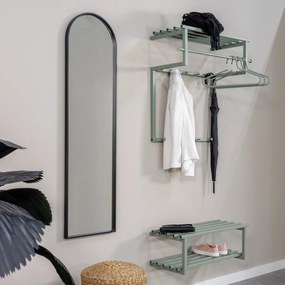 Pantofar verde prăfuit suspendat din metal 71x26x34 cm Marco – Spinder Design