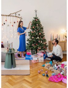 Decorațiune luminoasă aurie ø 45 cm cu model de Crăciun Solvalla – Markslöjd