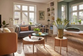 Vază bej din ceramică (înălțime 30 cm) Sapo – Hübsch