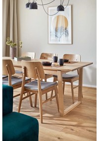 Masă pliantă în decor de stejar Rowico Colonsay, 215 x 96 cm