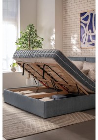 Set 2 ghivece din fier pe piedestal Hübsch Haggo, alb