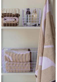 Prosoape mov lavandă/maro deschis 2 buc. din bumbac organic 50x90 cm Nova Arte – Mette Ditmer Denmark