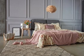 Față de pernă din in cu tiv plisat Linen Tales, 50 x 60 cm, natural