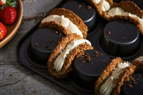 Set 12 vase din gresie Bonami Selection Malia, portocaliu cărămiziu