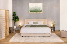 Taburet verde-portocaliu din lemn de frasin Smile - Hübsch