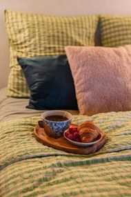 Cearșaf elastic din bumbac Good Morning, 140 x 200 cm, bej