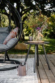 Masă de grădină Bonami Essentials Lounge, ø 51 cm, gri