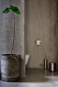 Perie de WC argintiu-mat din oțel inoxidabil Ume – Zone