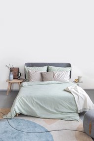 Vază din gresie Kähler Design Ombria, înălțime 20 cm,alb