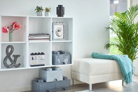 Cutie pentru 8 minifigurine LEGO®, alb - negru